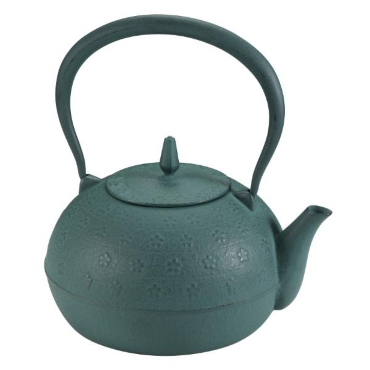 池永鉄工 鉄瓶 1.2L IH対応 梔子さくら文様 南部鉄器 日本製 （ ガス火