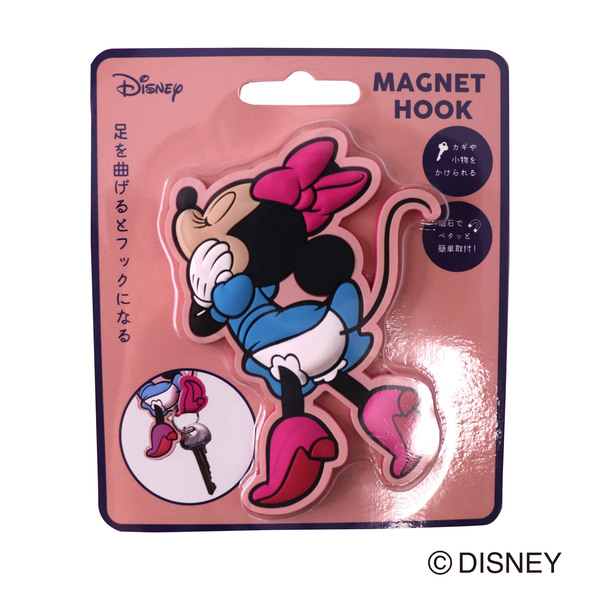 フック マグネットフック Disney ミニーマウス （ マグネット 磁石 鍵
