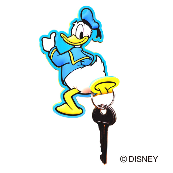 正規 鍵フック 磁石 マグネット ドナルドダック Disney マグネットフック フック 小物フック ディズニー ミッキー 収納 キーフック マグネット Divergentes News