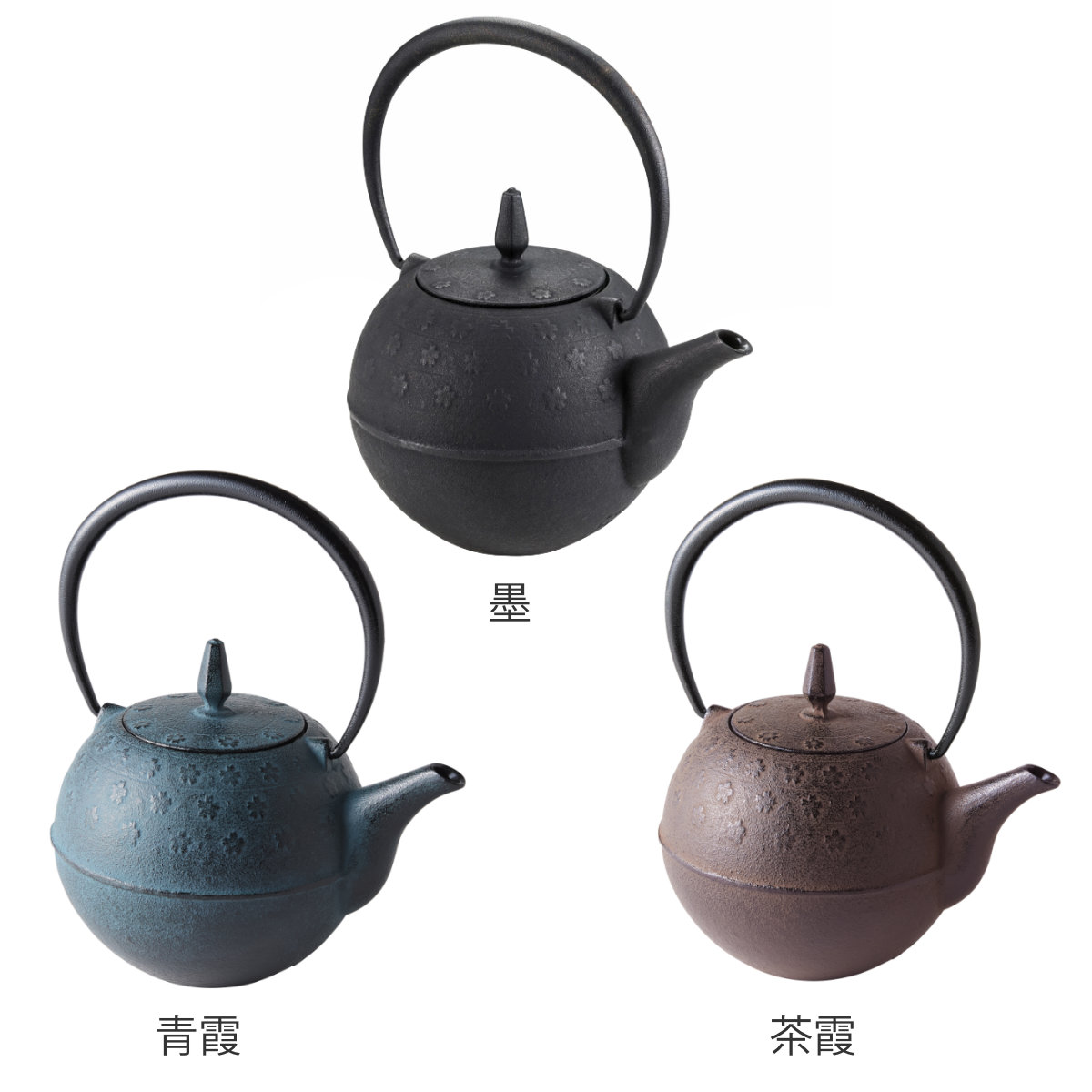 池永鉄工 急須 600ml sakura 鋳物 南部鉄瓶 （ ティーポット 土瓶型