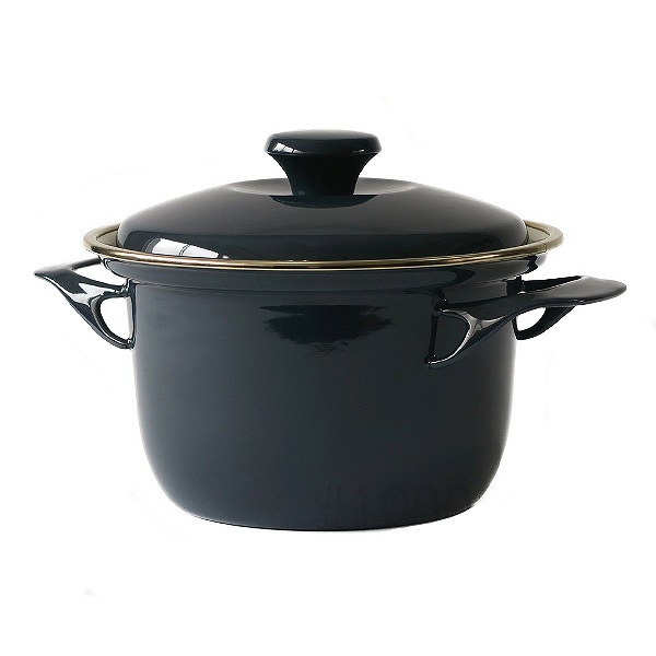 ☆両手鍋 ラウンドココット 22cm Cozy Cook コージークック 購入 ホーロー鍋 鋳物 調理器具 IH対応 ガス火対応 オーブン使用可  ほうろう 札幌