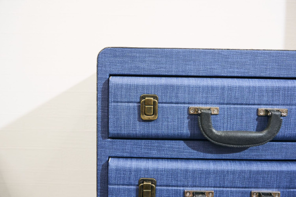 アンファンス 収納ケース チェスト 幅44.5×奥行30×高さ62cm トランク型