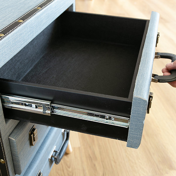 アンファンス 収納ケース チェスト 幅44.5×奥行30×高さ62cm トランク型