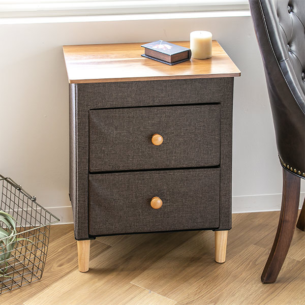 アンファンス 収納ケース ファブリックチェスト 幅48×奥行32×高さ62cm
