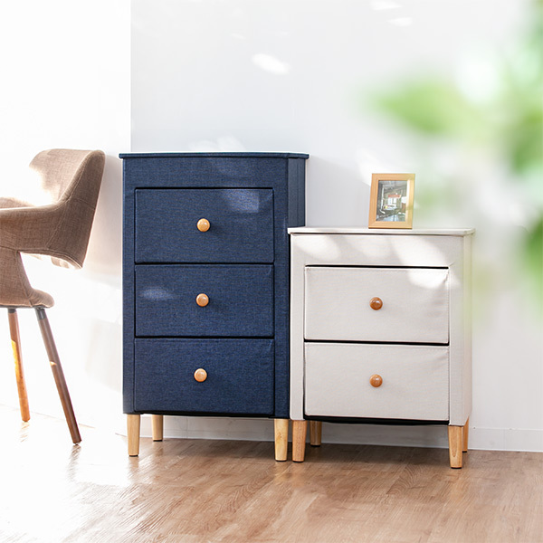 アンファンス 収納ケース ファブリックチェスト 幅48×奥行32×高さ62cm