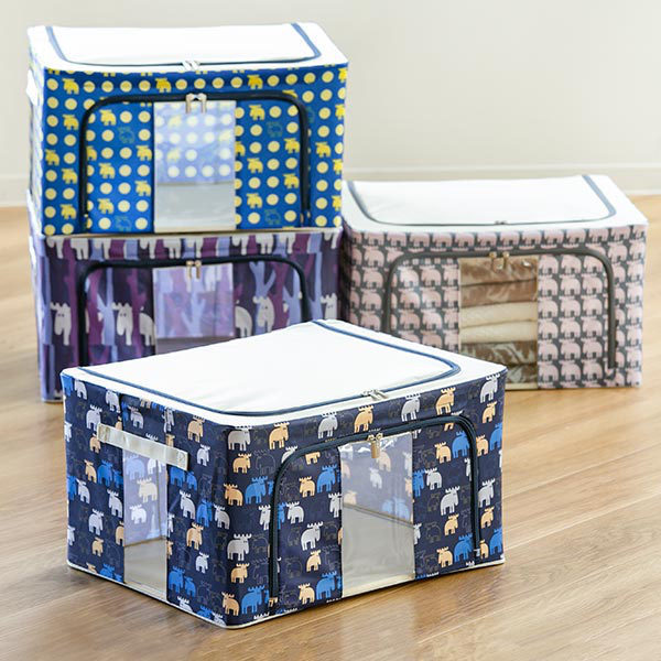 moz（モズ） 収納ケース スタッキング 窓付収納ボックス 幅50×奥行40