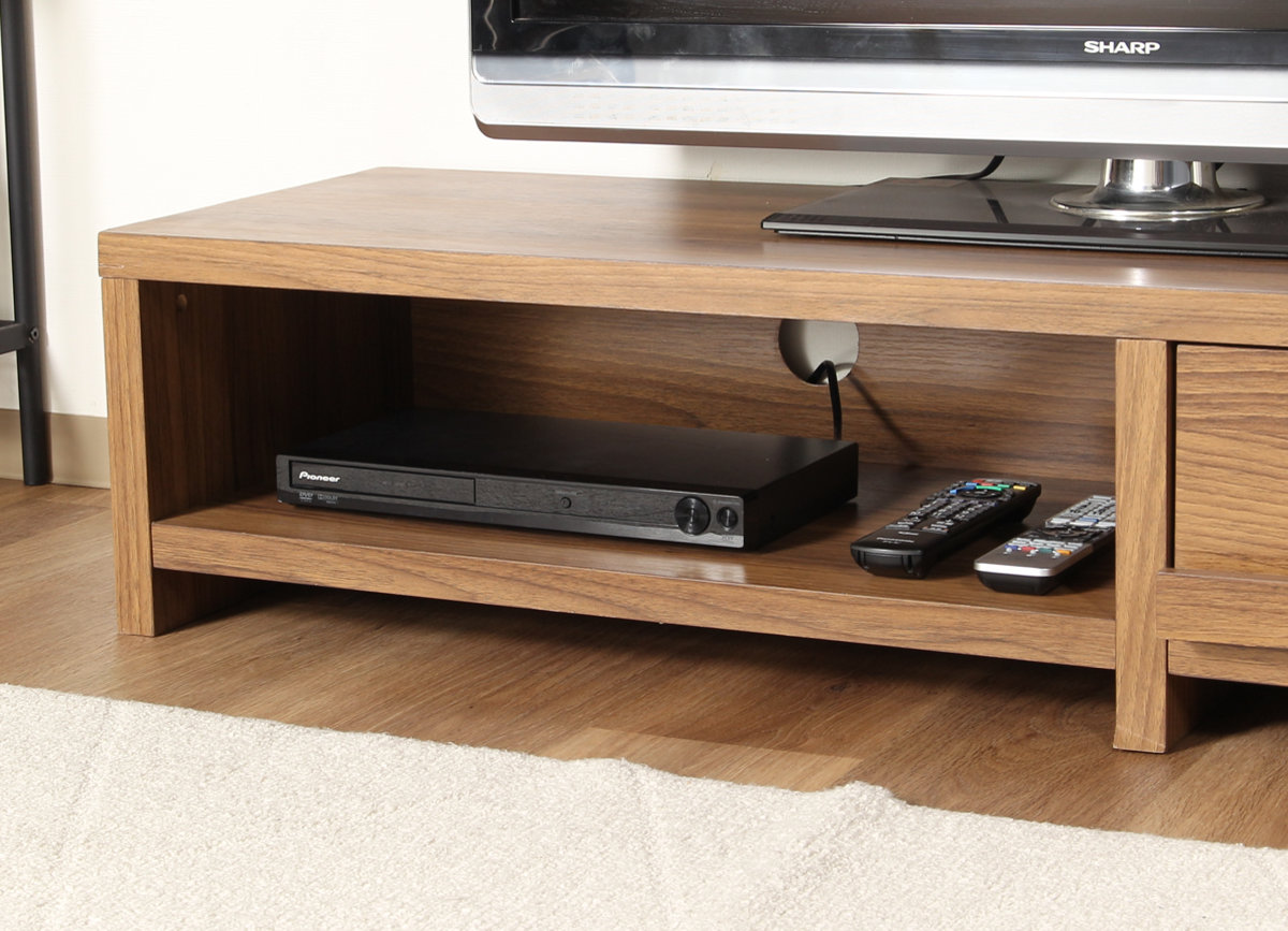 不二貿易（Fuji Boeki） テレビ台 幅120cm ローボード 木目調 シンプル