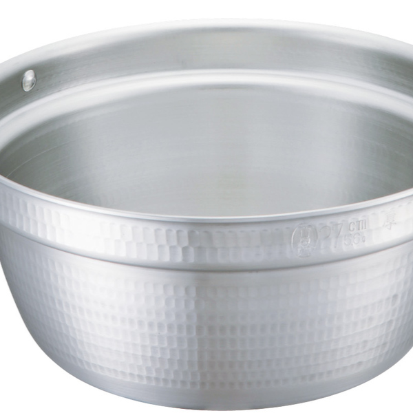 料理鍋 30cm 8L 厚板 極厚 厚板打出料理鍋 業務用 中尾アルミ （ ガス