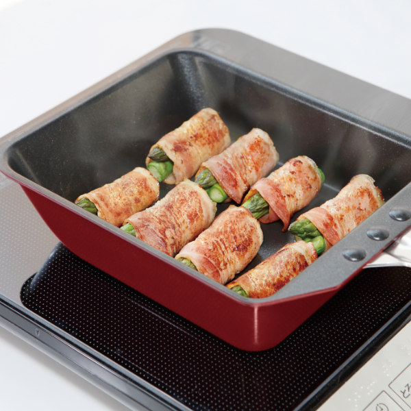 THERMOS（サーモス） 玉子焼き器 15cm×18.5cm 深型 IH対応 デュラブル