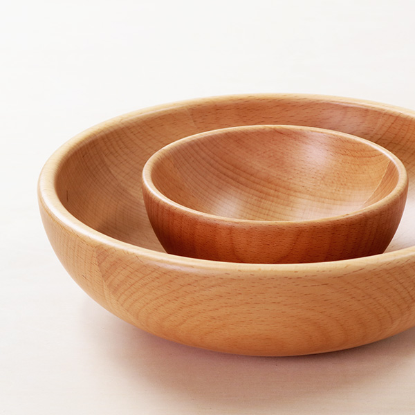 ボウル 13cm S サラダボウル 木製 皿 食器 洋食器 天然木 ビーチ