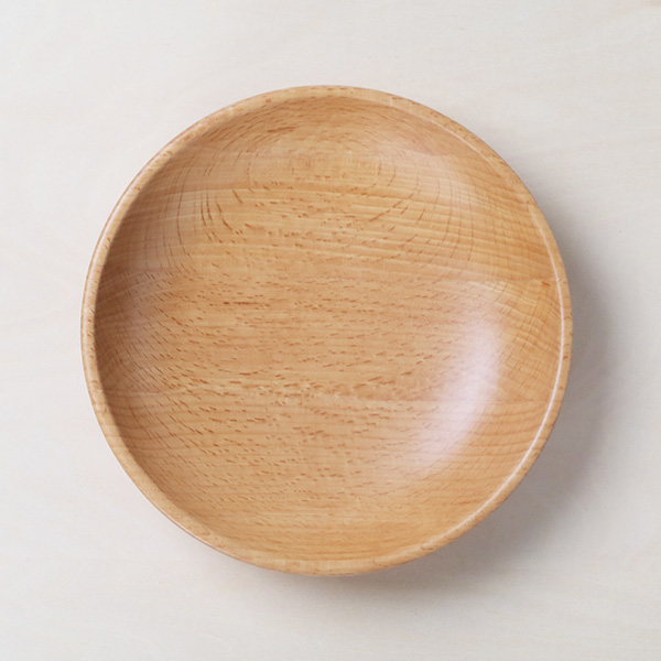 【未使用品】木製皿 円形 ナチュラルウッド　9枚 プレート 18cm S プレートディッシュ 木製 皿 食器 洋食器 天然木