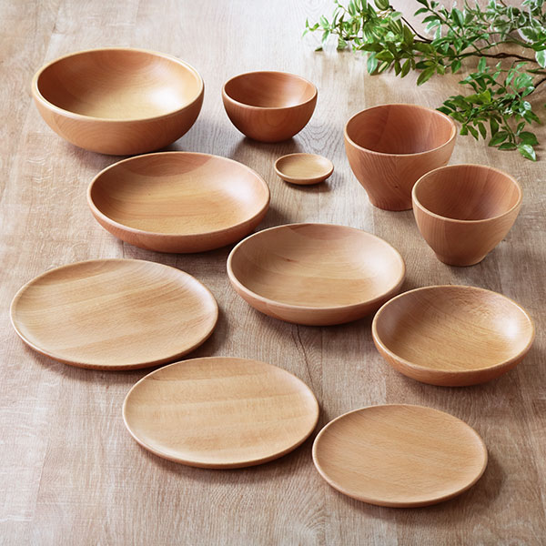 プレート 24cm L プレートディッシュ 木製 皿 食器 洋食器 天然木