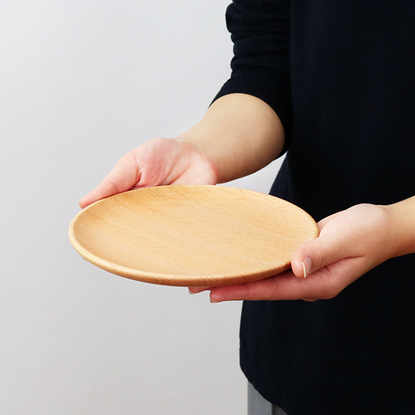 プレート 18cm S プレートディッシュ 木製 皿 食器 洋食器 天然木