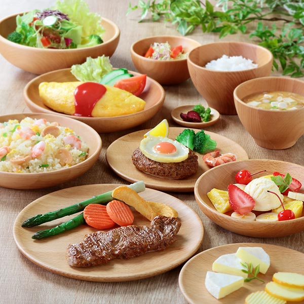 プレート 18cm S プレートディッシュ 木製 皿 食器 洋食器 天然木