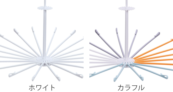 パラソルハンガ- 20本掛 洗濯ハンガー タコ...の詳細画像1