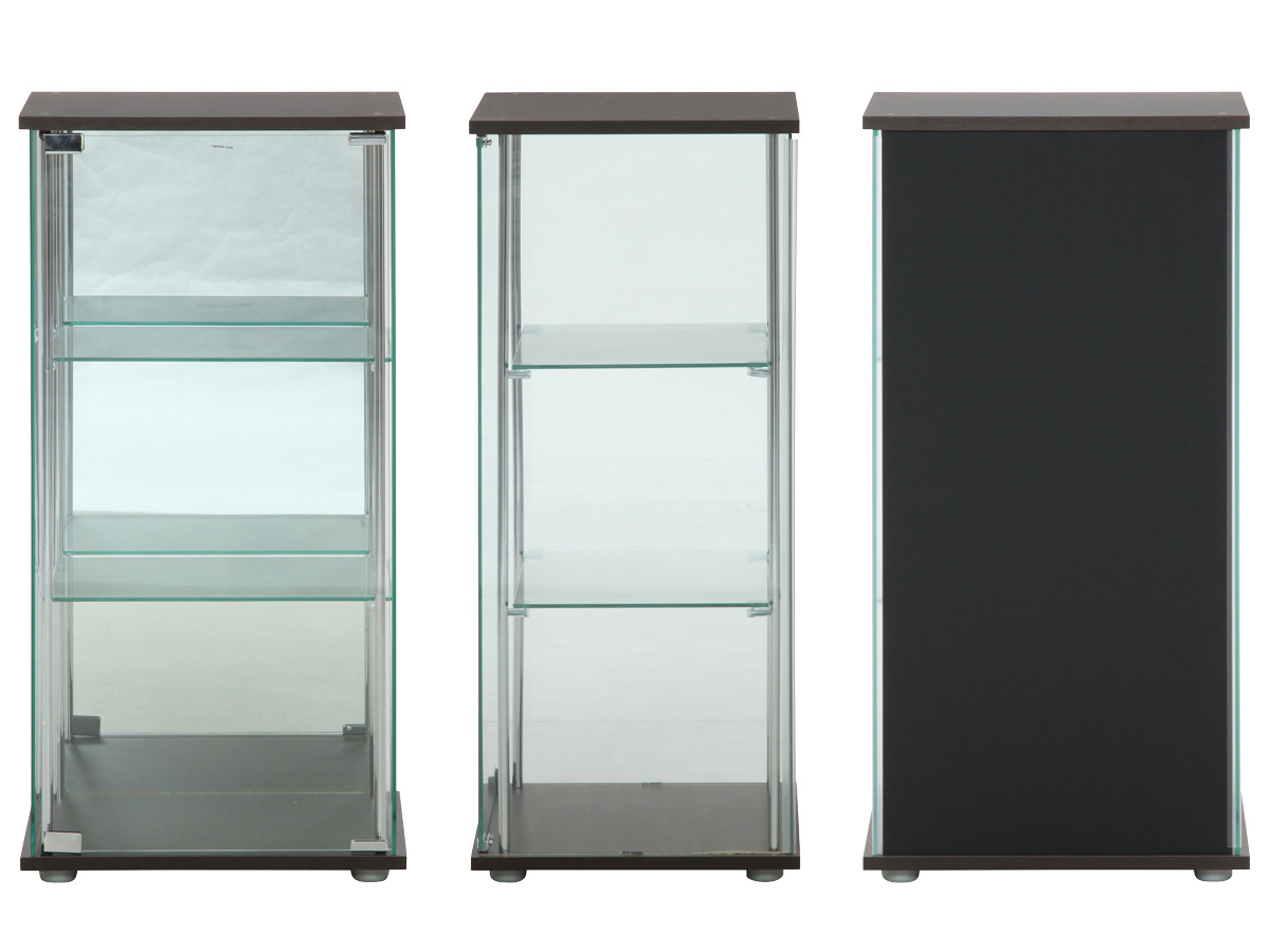 不二貿易（Fuji Boeki） ショーケース 幅42.5cm 3段 背面ミラー