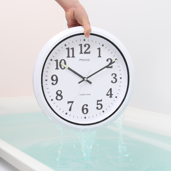 防塵　防水　置き時計　掛け時計