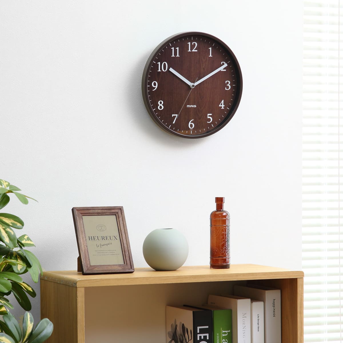 掛け時計 おしゃれ 梓 アズサ MAG （ 壁掛け時計 時計 アナログ