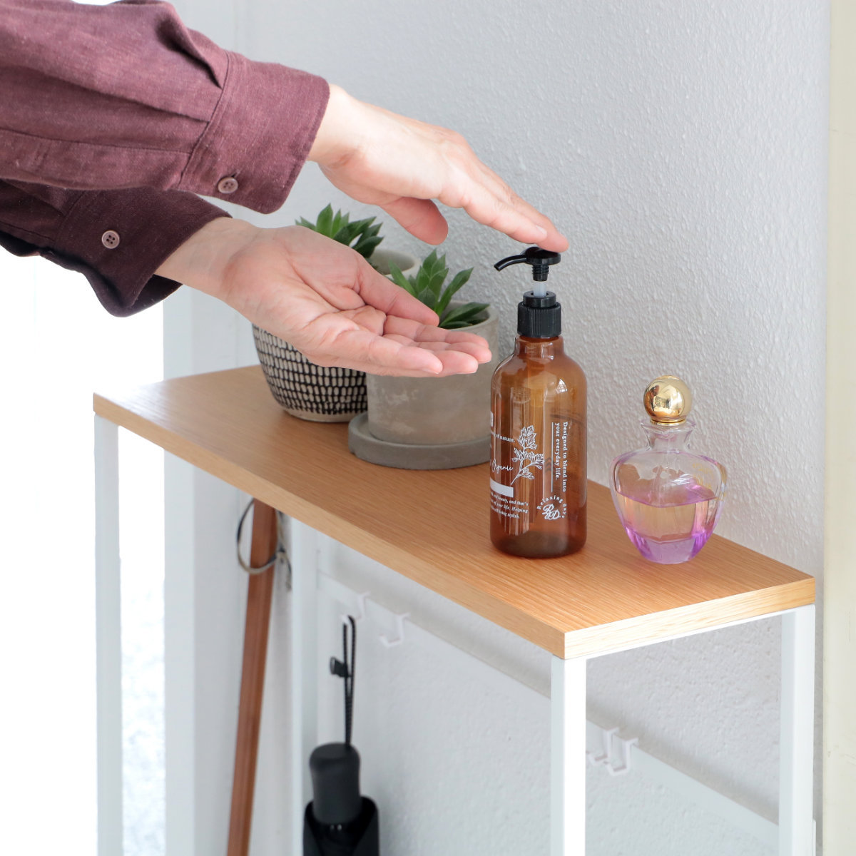 山崎実業 tower コンソールテーブル タワー （ 4903208051644 タワー