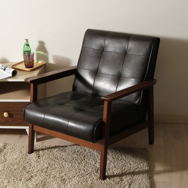 不二貿易（Fuji Boeki） ソファ 幅65cm 一人掛け 1人用 ひじ掛け