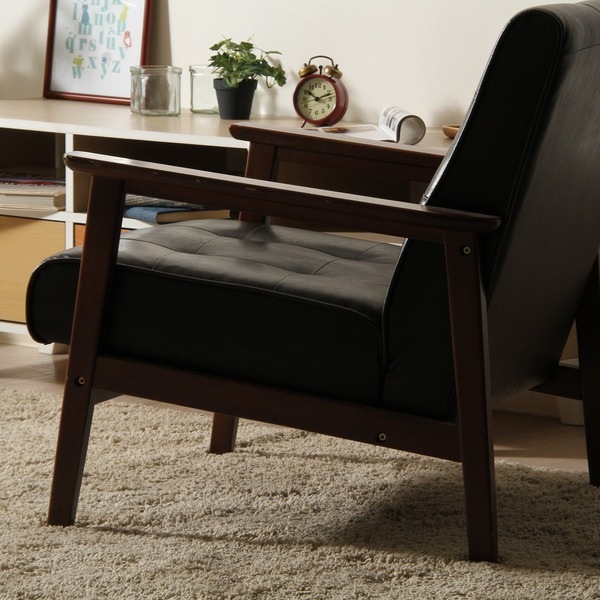 不二貿易（Fuji Boeki） ソファ 幅65cm 一人掛け 1人用 ひじ掛け