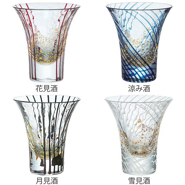 杯 85ml 江戸硝子 八千代窯 食器 酒器 グラス ガラス 日本製 （ 冷酒