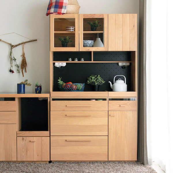 東馬　キッチンボード　食器棚　使用感あり 東馬 tohma キッチンボード ダイニングボード 食器棚 幅140cm