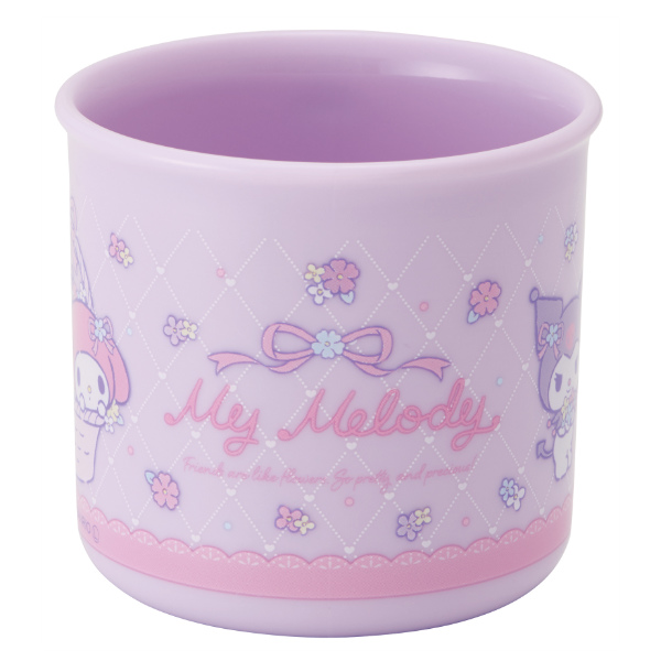 コップ プラスチック 抗菌 食洗機対応 マイメロディ クロミ パステル