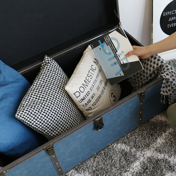 □在庫限り・入荷なし□ テーブル 幅75cm トランク 収納 机 インテリア