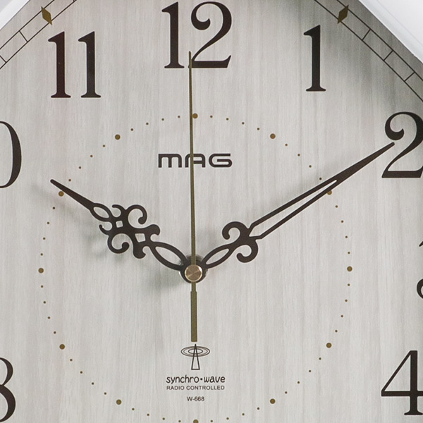 電波時計 掛け時計 八卦 八角形 時計 （ 壁掛け時計 アナログ