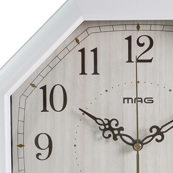 電波時計 掛け時計 八卦 八角形 時計 （ 壁掛け時計 アナログ