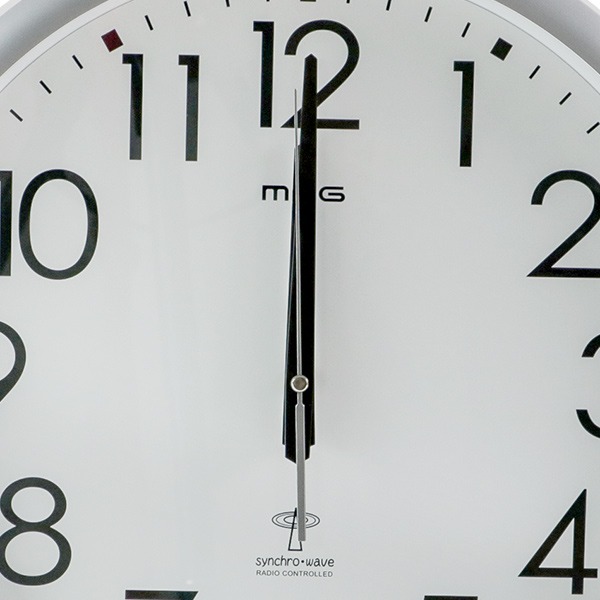 電波時計 掛け時計 ウェーブ ウォールクロック （ 壁掛け時計 電波