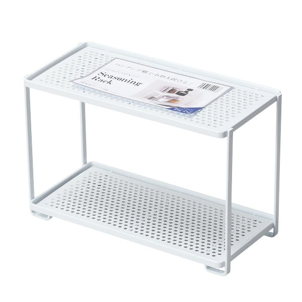 パール金属 調味料ラック 2段 スパイスラック スチール製 キッチン