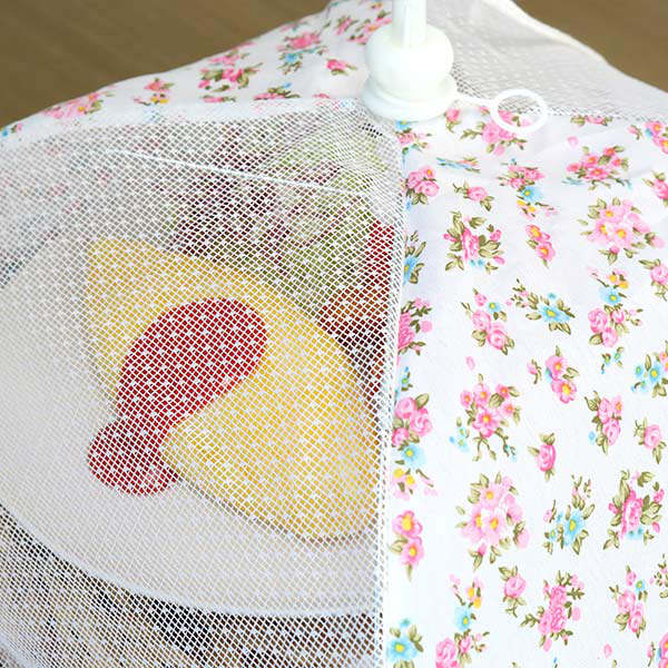 食卓カバー フードカバー 洗える バラ コンビ M （ 蝿帳 キッチン