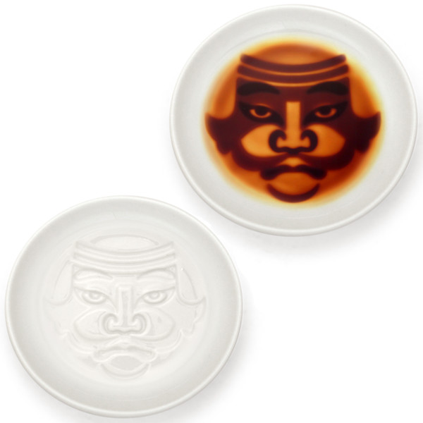 醤油皿 9cm 歌舞伎 皿 食器 和食器 磁器 （ 電子レンジ対応 食洗機対応