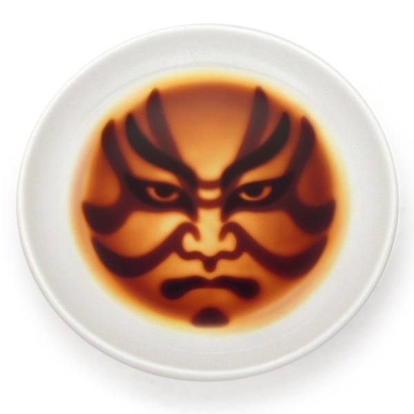 醤油皿 9cm 歌舞伎 皿 食器 和食器 磁器 （ 電子レンジ対応 食洗機対応