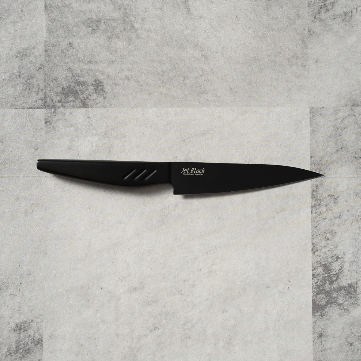 パール金属 ペティナイフ 12.5cm Jet Black （ 小型ナイフ 果物包丁
