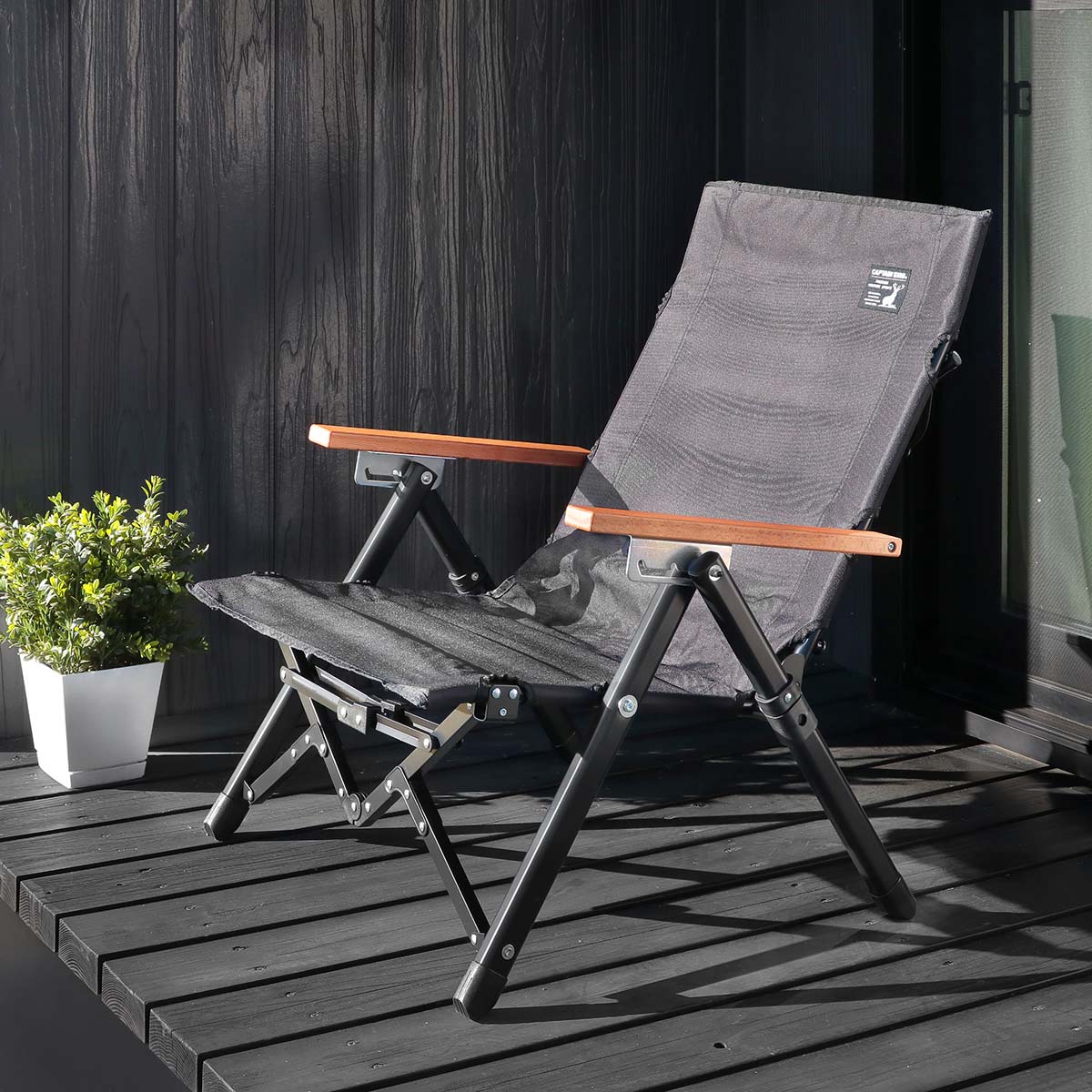 CS BLACK LABEL アウトドアチェア 折りたたみ ロースタイル