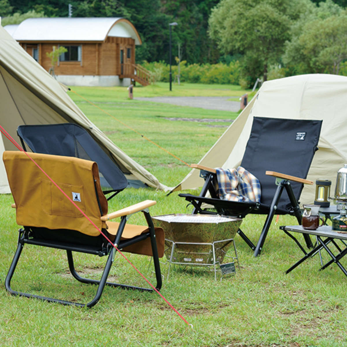 CS BLACK LABEL アウトドアチェア 折りたたみ ロースタイル