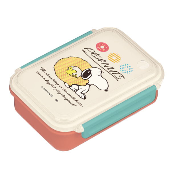 大西賢製販 お弁当箱 1段 ランチボックス PEANUTS スヌーピー DOUGHNUT