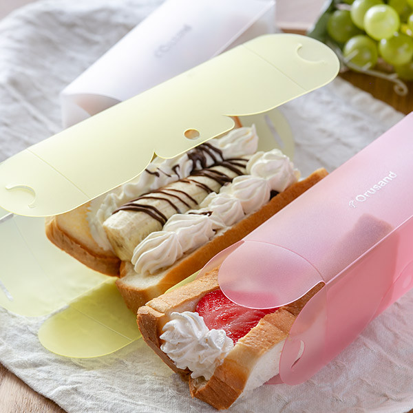 サンドイッチケース 弁当箱 折りたたみ 折るサンド 3個入 （ サンドウィッチケース サンドイッチメーカー サンドイッチ サンドウィッチ ケース 日本製 ） | ミディアム | 11