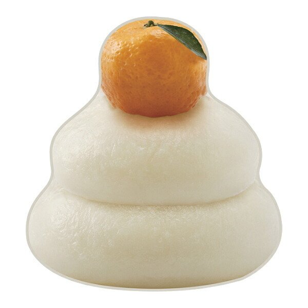 ハンドタオル リアルモチーフタオル かがみもち 鏡餅 正月 タオル