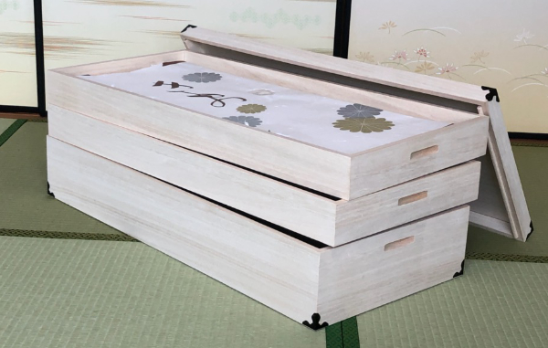 マーゼルン 衣装ケース 総桐 衣裳箱 3段 セミロング 日本製 幅95.5cm