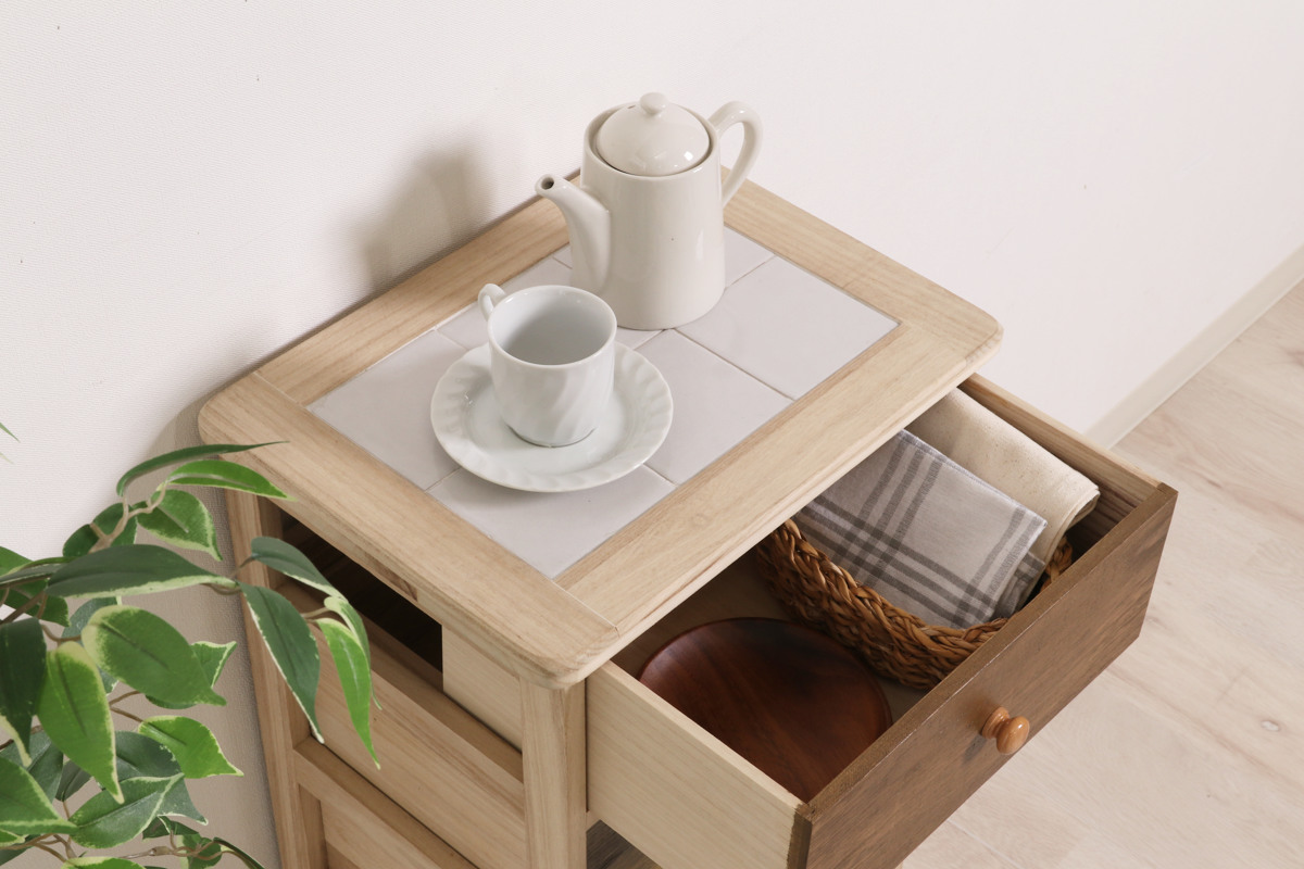 不二貿易（Fuji Boeki） チェスト 幅40cm 5段 桐製 マルチカラフル