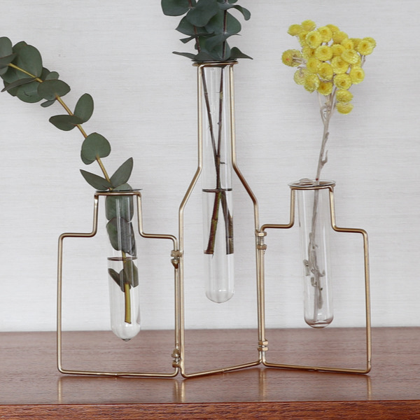 アンティーク　インクボトル　ヴィンテージ 花瓶 一輪挿し フラワーベース Flower Vase / フラワー ベース【B】〈 花瓶・一輪挿し