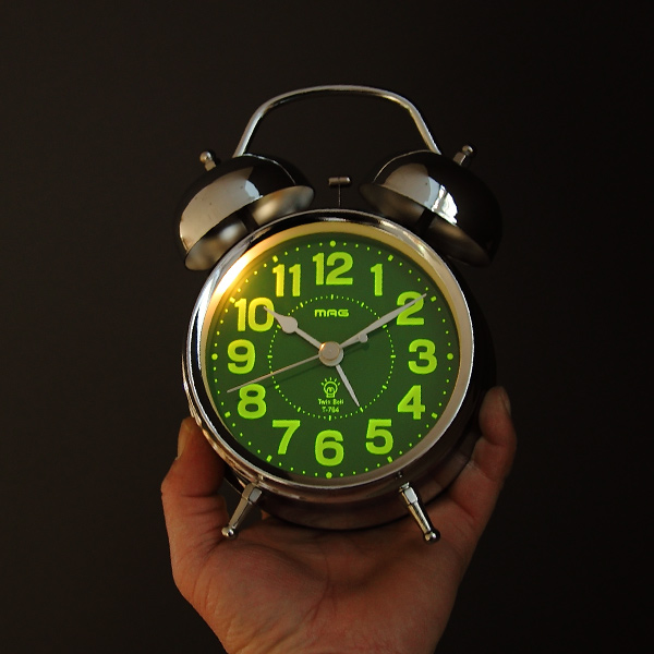 目覚まし時計 ベル音目覚まし時計 ベルズDX （ 目覚まし アナログ 時計