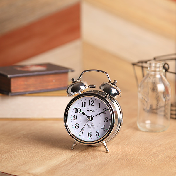 目覚まし時計 ベル音目覚まし時計 ベルズミニDX （ 目覚まし アナログ