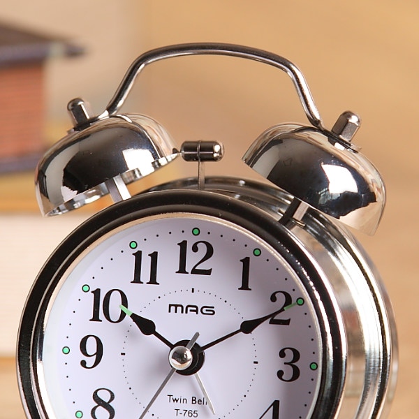 目覚まし時計 ベル音目覚まし時計 ベルズミニDX （ 目覚まし アナログ