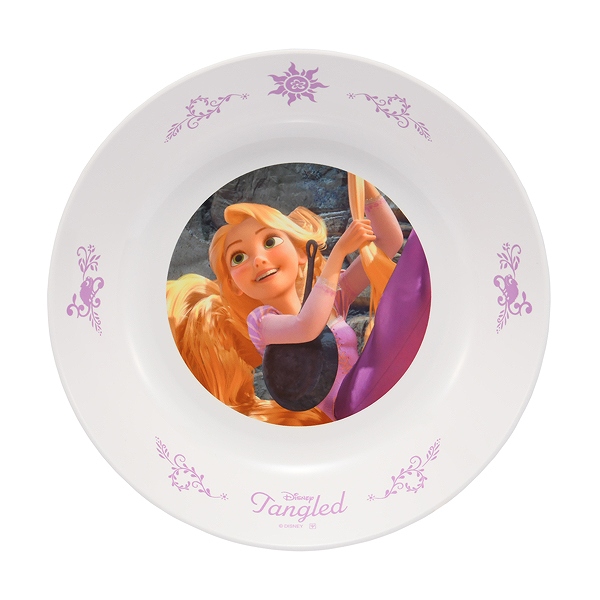 プレート 18cm 塔の上のラプンツェル 皿 食器 プラスチック 日本製
