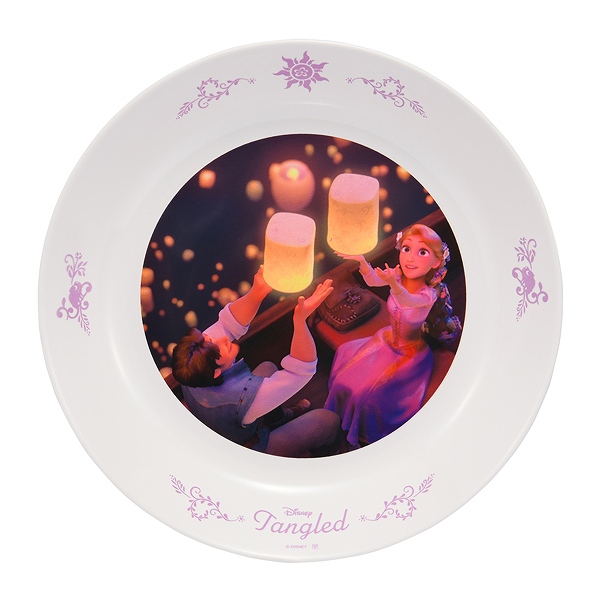 プレート 22cm 塔の上のラプンツェル 皿 食器 プラスチック 日本製